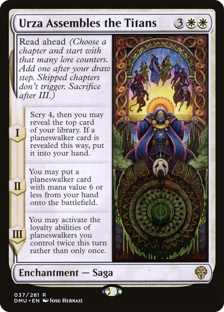 Urza Assembles the Titans (037) Foil - Dominaria United