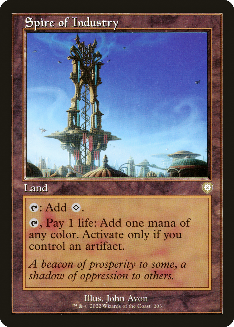 Spire of Industry (Retro) (203) - The Brothers' War Commander