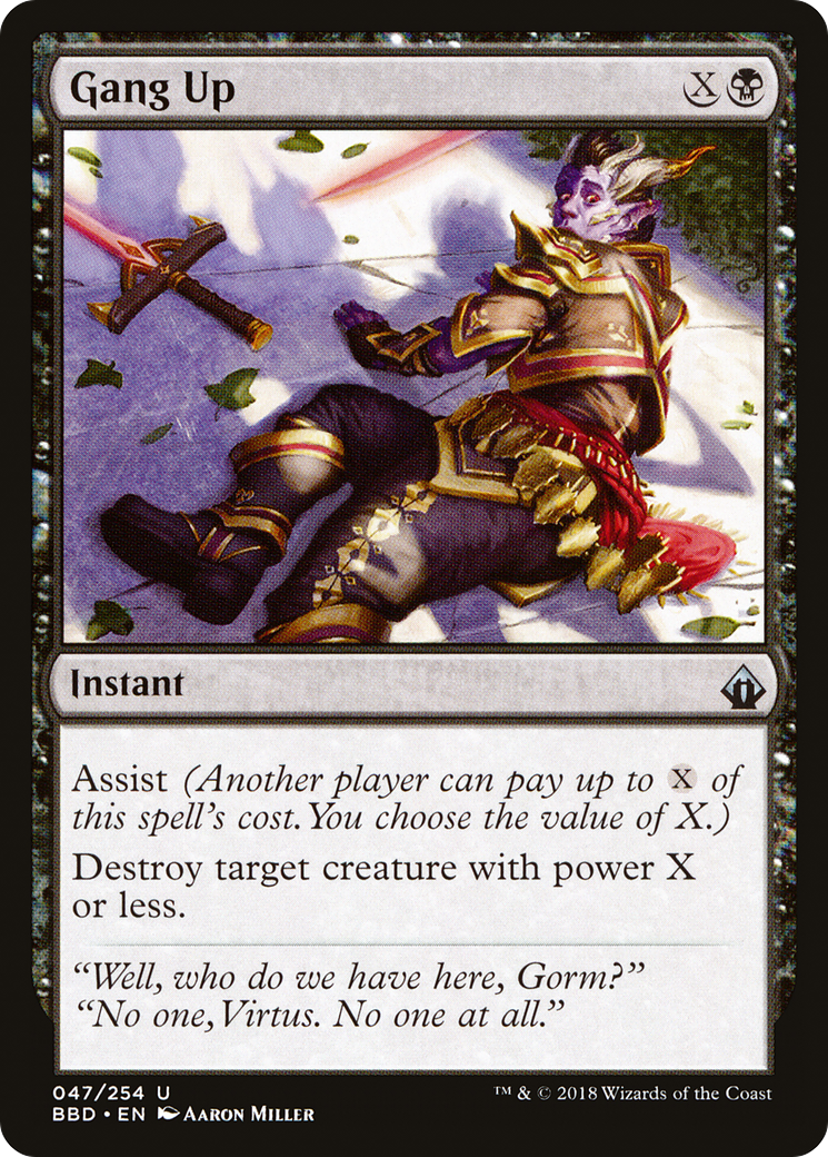 Gang Up (047) Foil - Battlebond