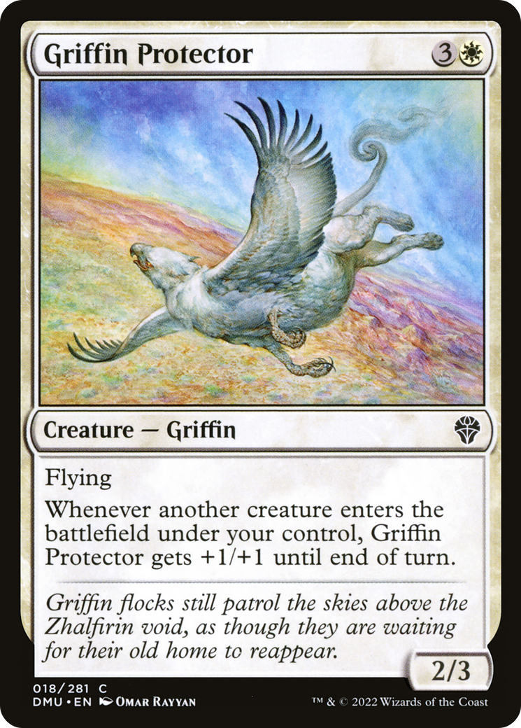 Griffin Protector (018) Foil - Dominaria United