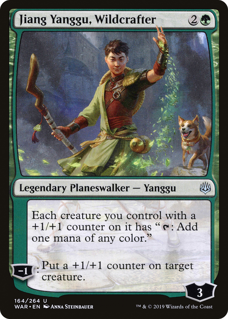 Jiang Yanggu, Wildcrafter (164) Foil - War of the Spark