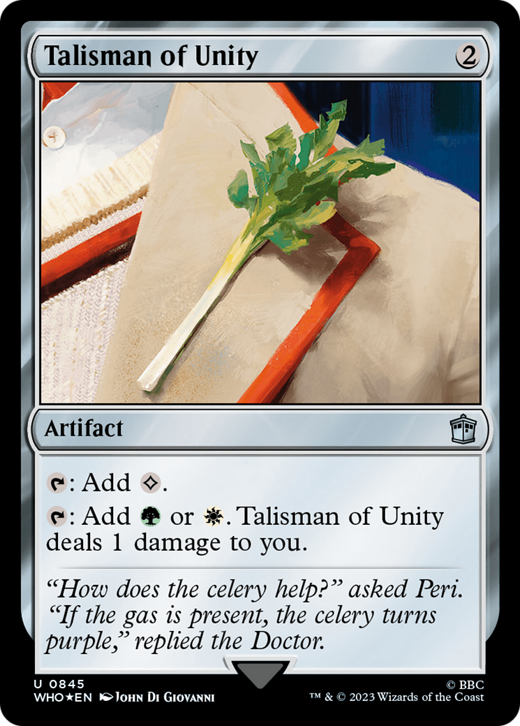 Talisman of Unity (845) Foil - Doctor Who