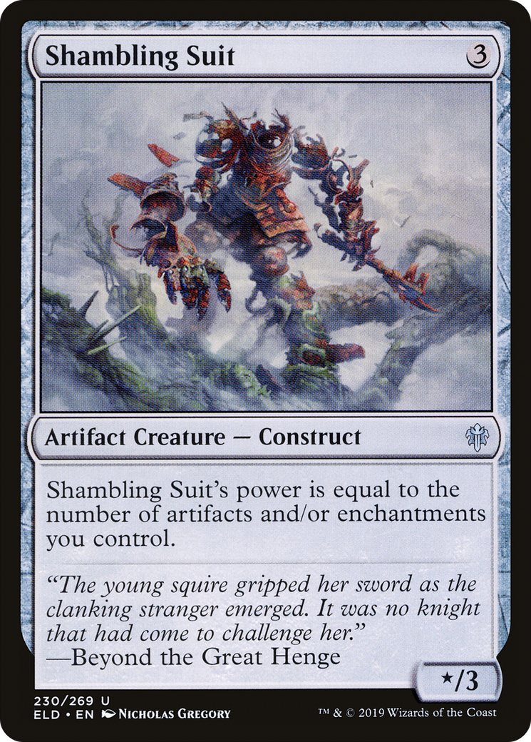 Shambling Suit (230) Foil - Throne of Eldraine