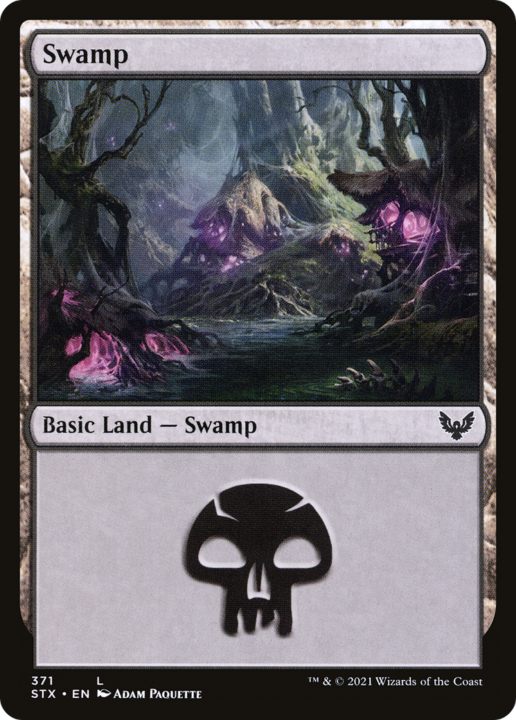 Swamp (371) Foil - Strixhaven: School of Mages