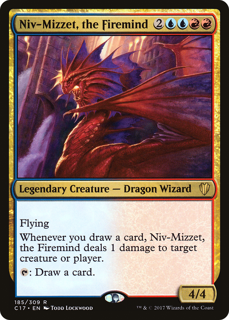 Niv-Mizzet, the Firemind (185) - Commander 2017