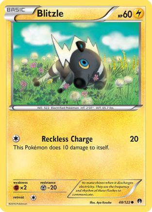 Blitzle (48) Reverse Holofoil - XY BREAKpoint
