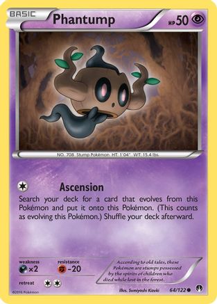Phantump (64) Reverse Holofoil - XY BREAKpoint