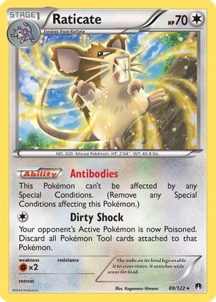 Raticate (88) Reverse Holofoil - XY BREAKpoint