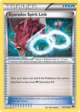 Gyarados Spirit Link (101) Reverse Holofoil - XY BREAKpoint