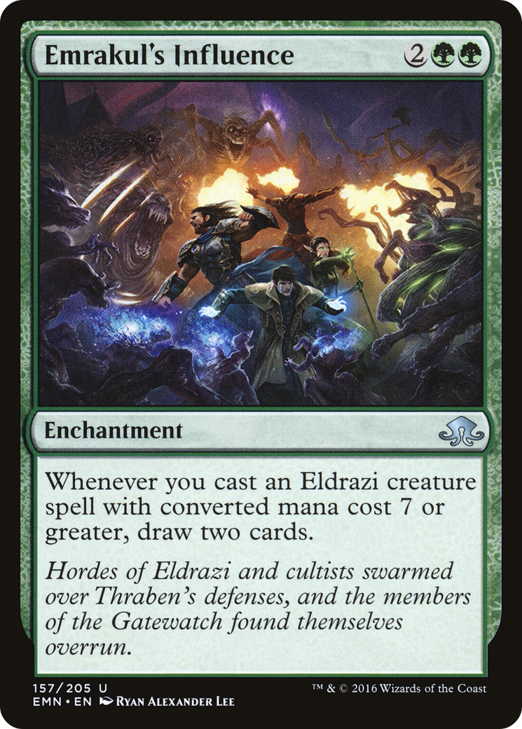 Emrakul's Influence (157) Foil - Eldritch Moon