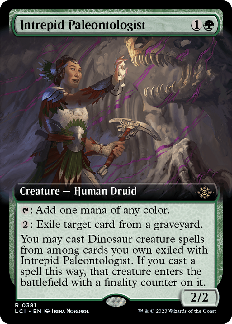 Intrepid Paleontologist (Extended Art) (381) Foil - The Lost Caverns of Ixalan