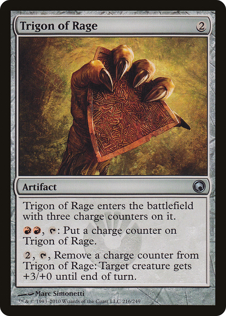 Trigon of Rage (216) - Scars of Mirrodin