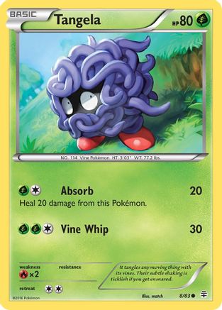Tangela (8) Reverse Holofoil - Generations