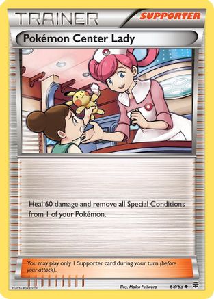 Pokemon Center Lady (68) Reverse Holofoil - Generations
