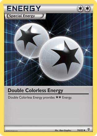 Double Colorless Energy (74) Reverse Holofoil - Generations