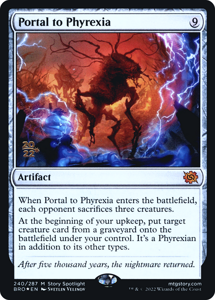 Portal to Phyrexia (240) Foil - The Brothers' War Promos