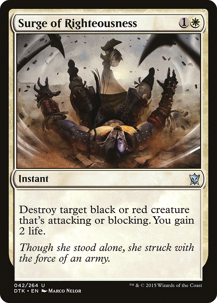 Surge of Righteousness (042) Foil - Dragons of Tarkir