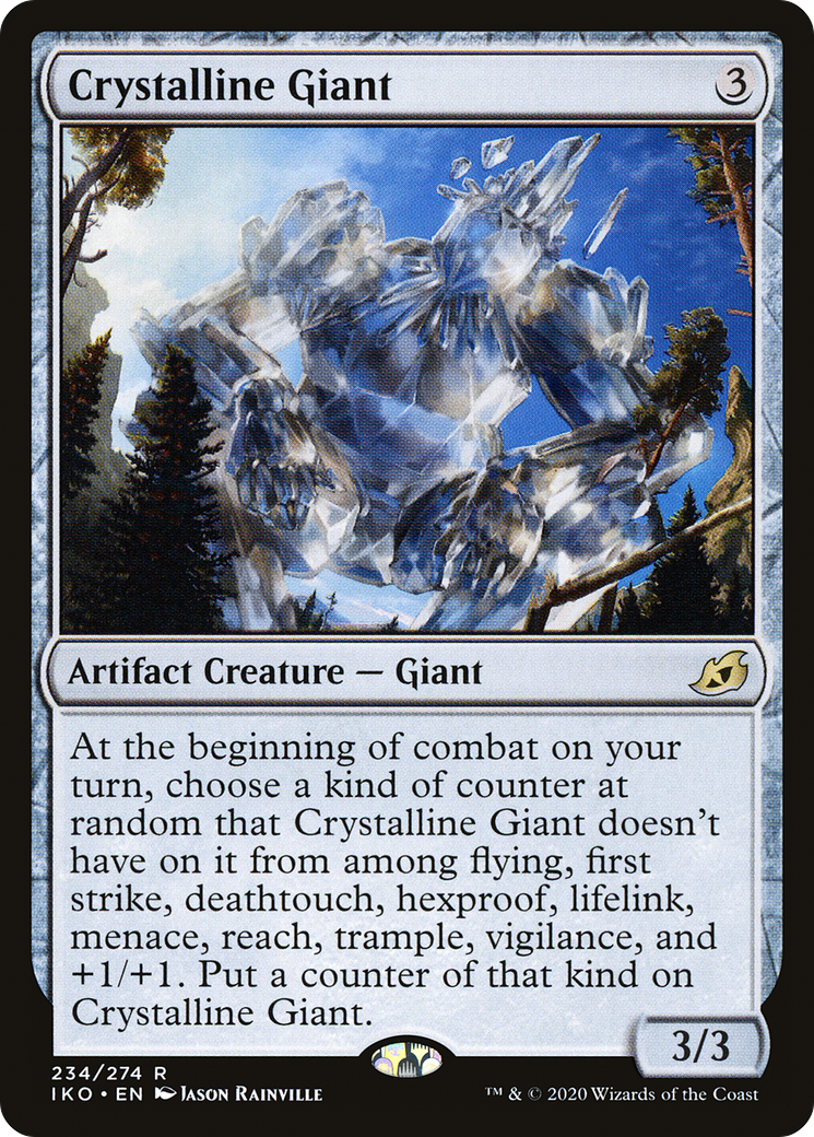 Crystalline Giant (234) Foil - Ikoria: Lair of Behemoths