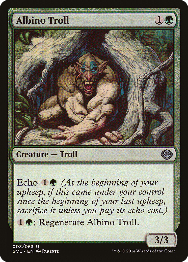 Albino Troll (003) - Duel Decks Anthology: Garruk vs. Liliana