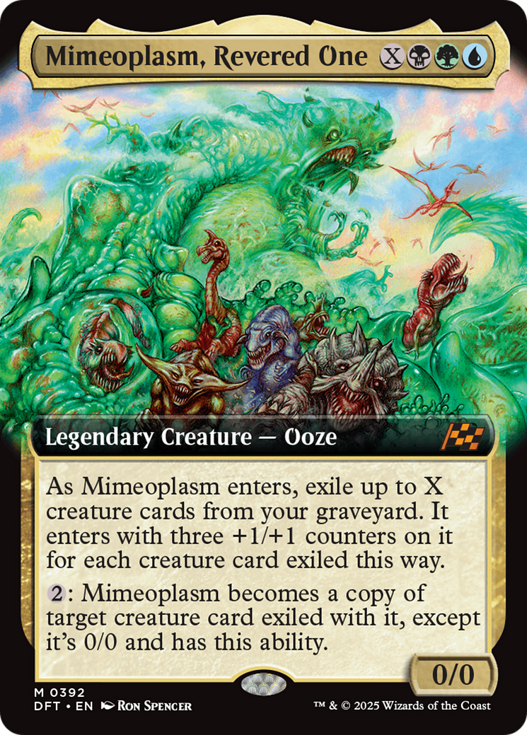 Mimeoplasm, Revered One (Extended Art) Foil (392) - Aetherdrift