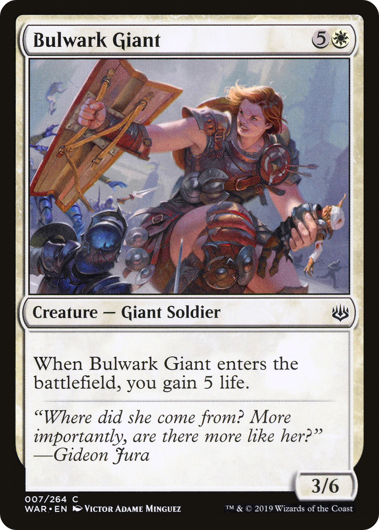 Bulwark Giant (007) Foil - War of the Spark