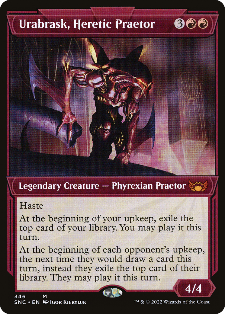 Urabrask, Heretic Praetor (Showcase) (346) Foil - Streets of New Capenna