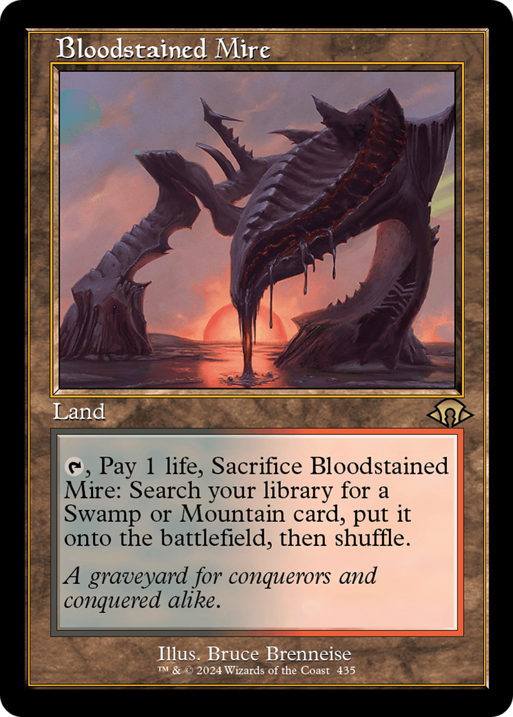 Bloodstained Mire (Retro) (435) Foil - Modern Horizons 3