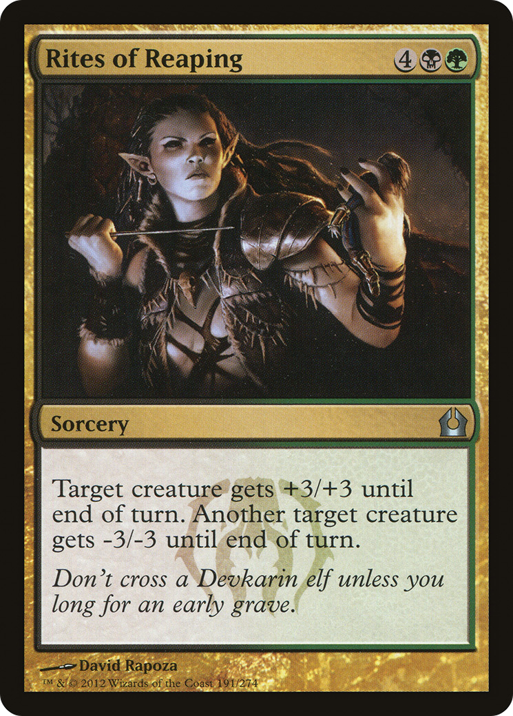 Rites of Reaping (191) Foil - Return to Ravnica