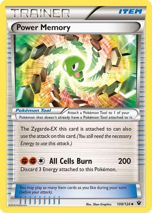 Power Memory (108) Reverse Holofoil - XY Fates Collide