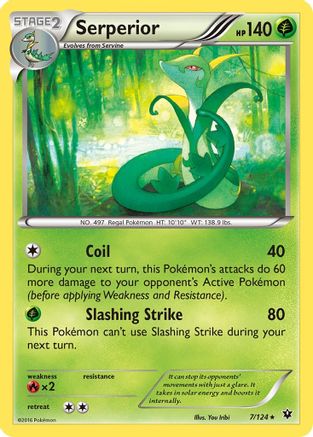 Serperior (7) Reverse Holofoil - XY Fates Collide