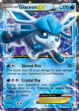 Glaceon EX (20) Holofoil - XY Fates Collide