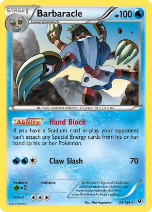 Barbaracle (23) - XY Fates Collide
