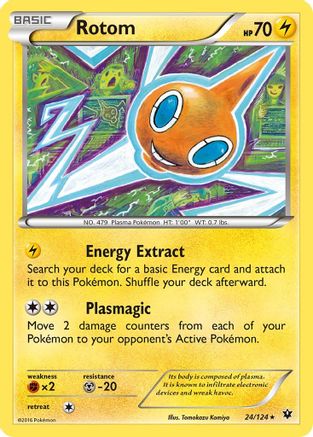 Rotom (24) Reverse Holofoil - XY Fates Collide