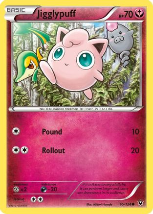Jigglypuff (65) Reverse Holofoil - XY Fates Collide
