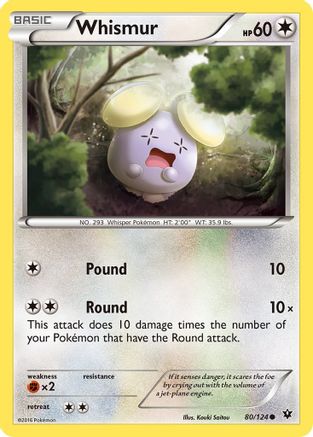 Whismur (80) Reverse Holofoil - XY Fates Collide