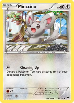 Minccino (86) Reverse Holofoil - XY Fates Collide