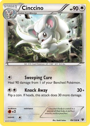 Cinccino (89) (89) Reverse Holofoil - XY Fates Collide