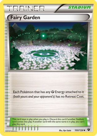 Fairy Garden (100) Reverse Holofoil - XY Fates Collide