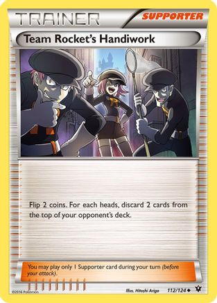 Team Rocket's Handiwork (112) - XY Fates Collide