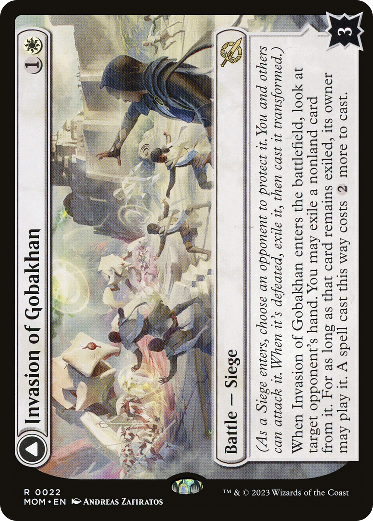 Invasion of Gobakhan // Lightshield Array (022) Foil - March of the Machine