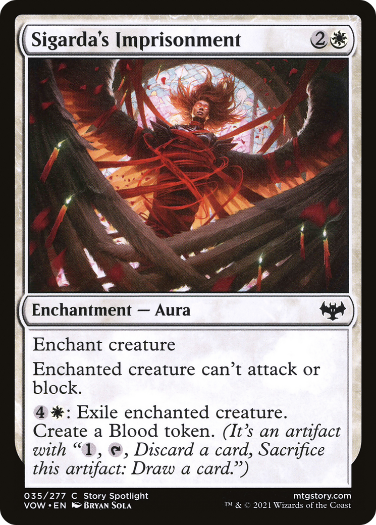 Sigarda's Imprisonment (035) Foil - Innistrad: Crimson Vow