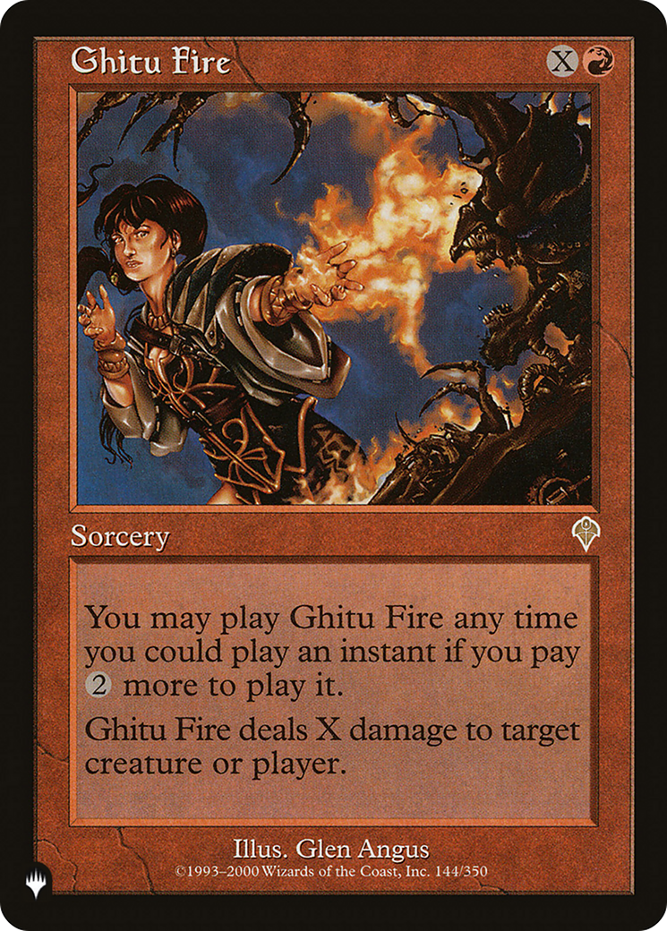 Ghitu Fire (Retro) (INV-144) - The List