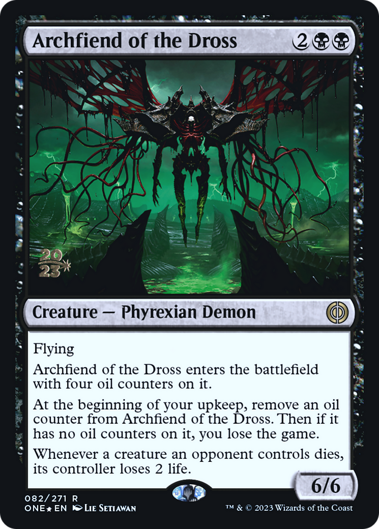Archfiend of the Dross (82s) Foil - Phyrexia: All Will Be One Promos