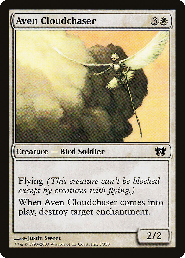 Aven Cloudchaser (05★) Foil - Eighth Edition