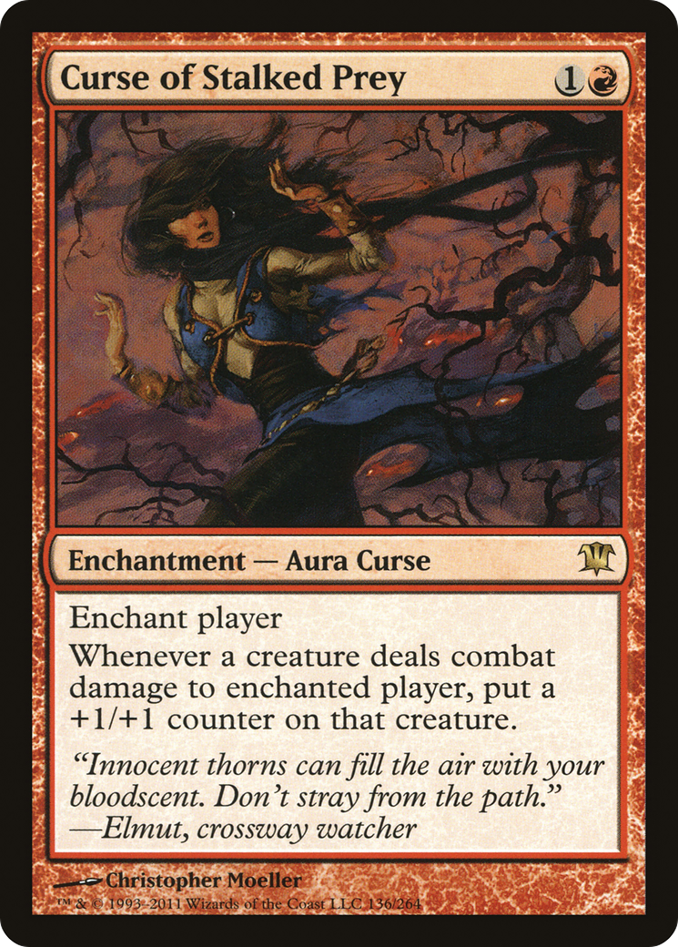 Curse of Stalked Prey (136) Foil - Innistrad
