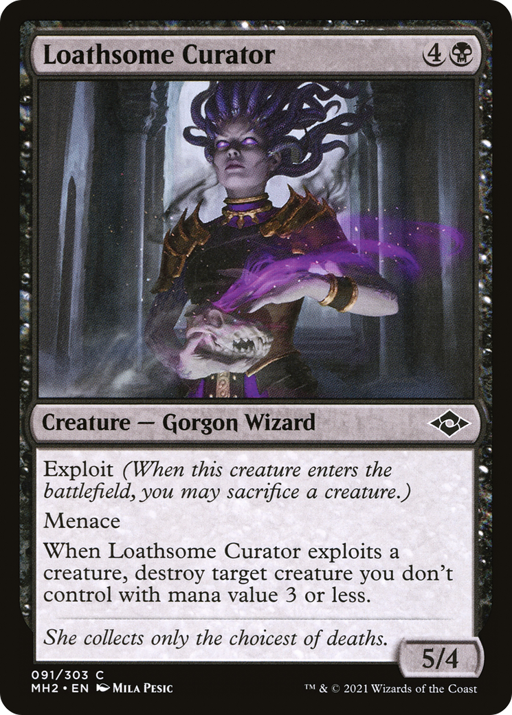 Loathsome Curator (091) Foil - Modern Horizons 2