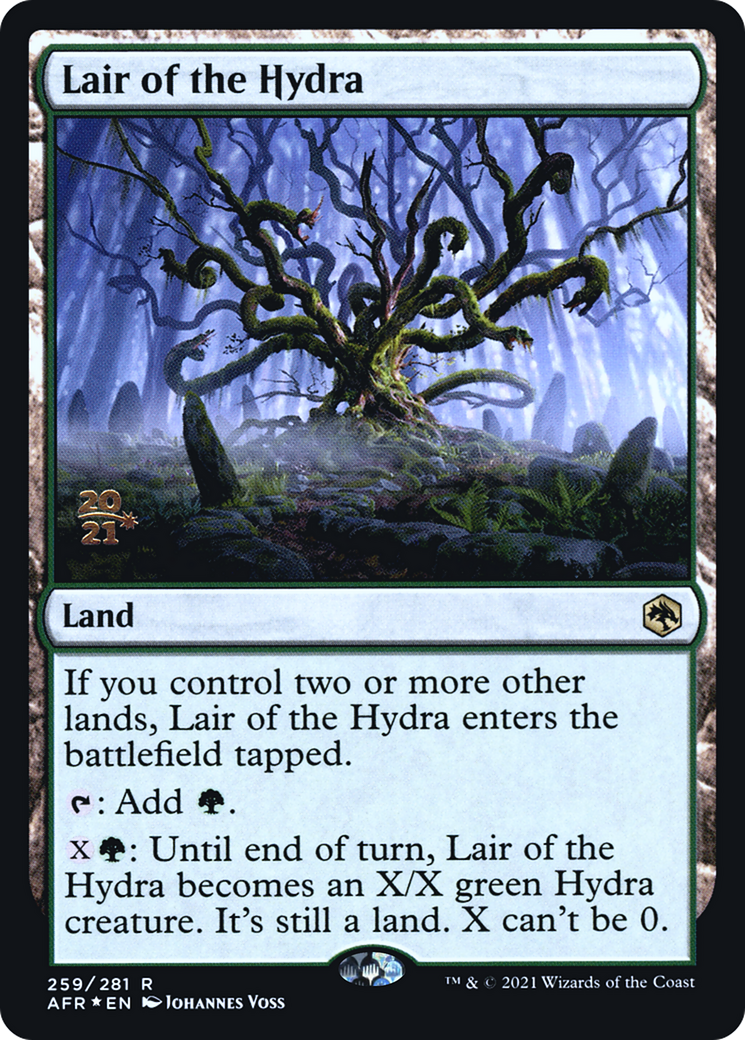 Lair of the Hydra (259s) Foil - Adventures in the Forgotten Realms Promos