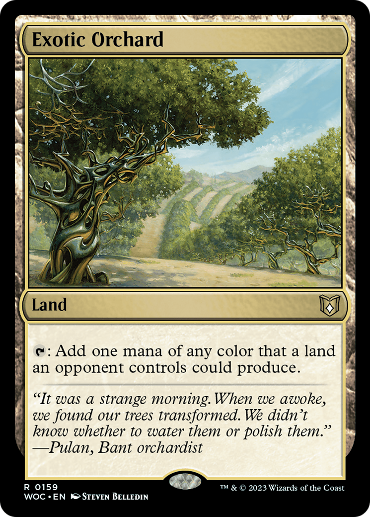 Exotic Orchard (159) - Wilds of Eldraine Commander