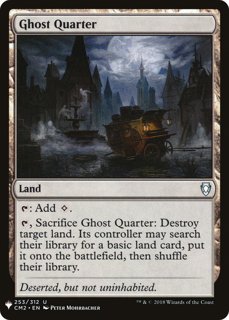 Ghost Quarter (CM2-253) - The List