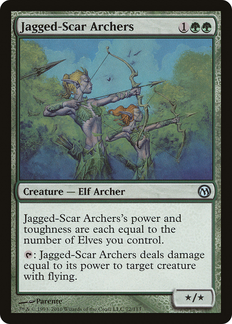 Jagged-Scar Archers (072) - Duels of the Planeswalkers